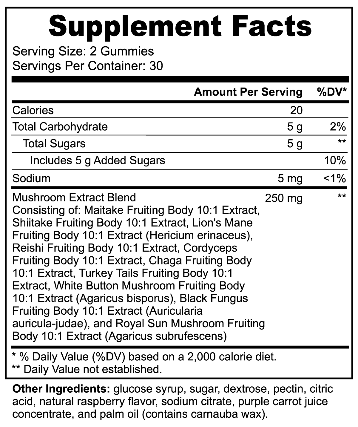 A.I. Mushroom Extract Complex